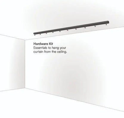 Carl's Place Hardware Kit to Ceiling Mount Curtain - ALLBGT