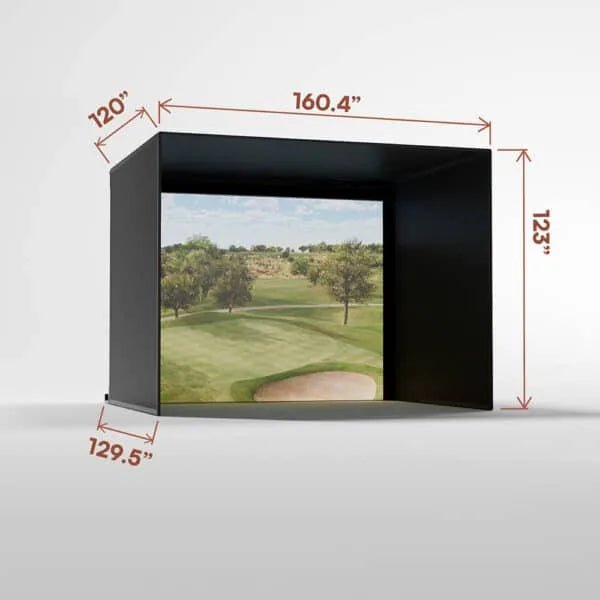 Carl’s Place Pro Golf Enclosure Kit – High - Contrast Gray Premium Impact Screen - ALLBGT