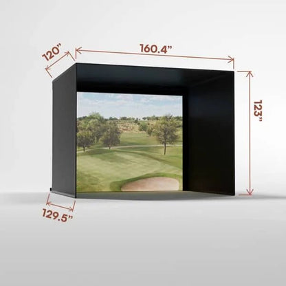 Carl’s Place Pro Golf Enclosure Kit – High - Contrast Gray Premium Impact Screen - ALLBGT