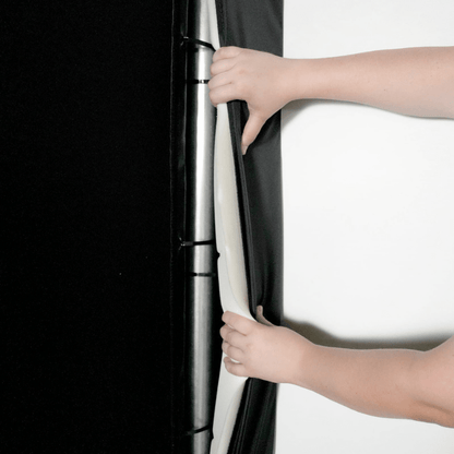 Product-only of Carl’s Place Pro Golf Simulator Enclosure Kit With High - Contrast Gray Impact Screen - ALLBGT