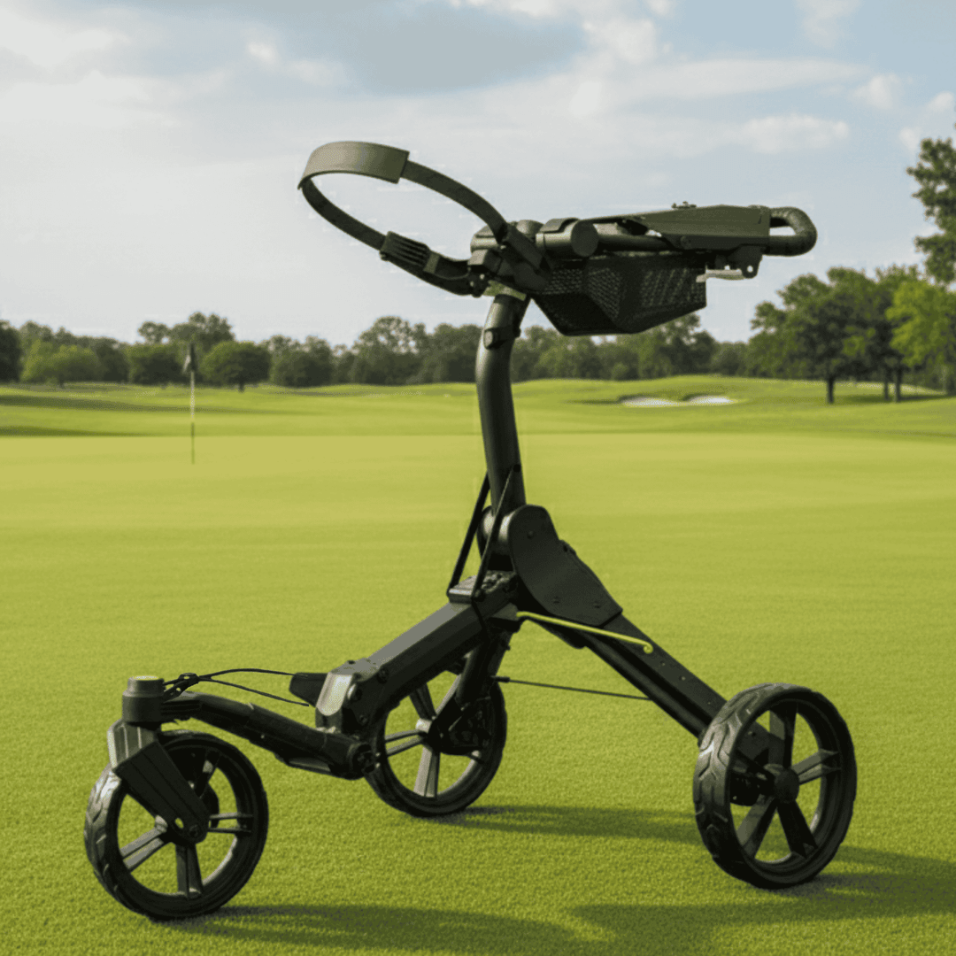 Alphard Cybercart Push+ Black and yellow push cart - ALLBGT