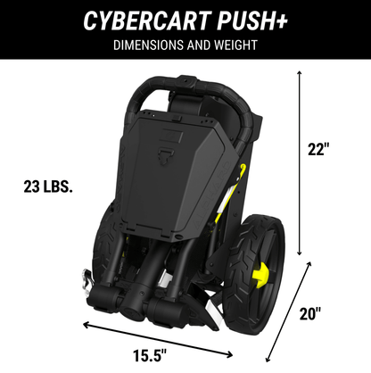 Cybercart Push+ Dimensions and weight chart - ALLBGT