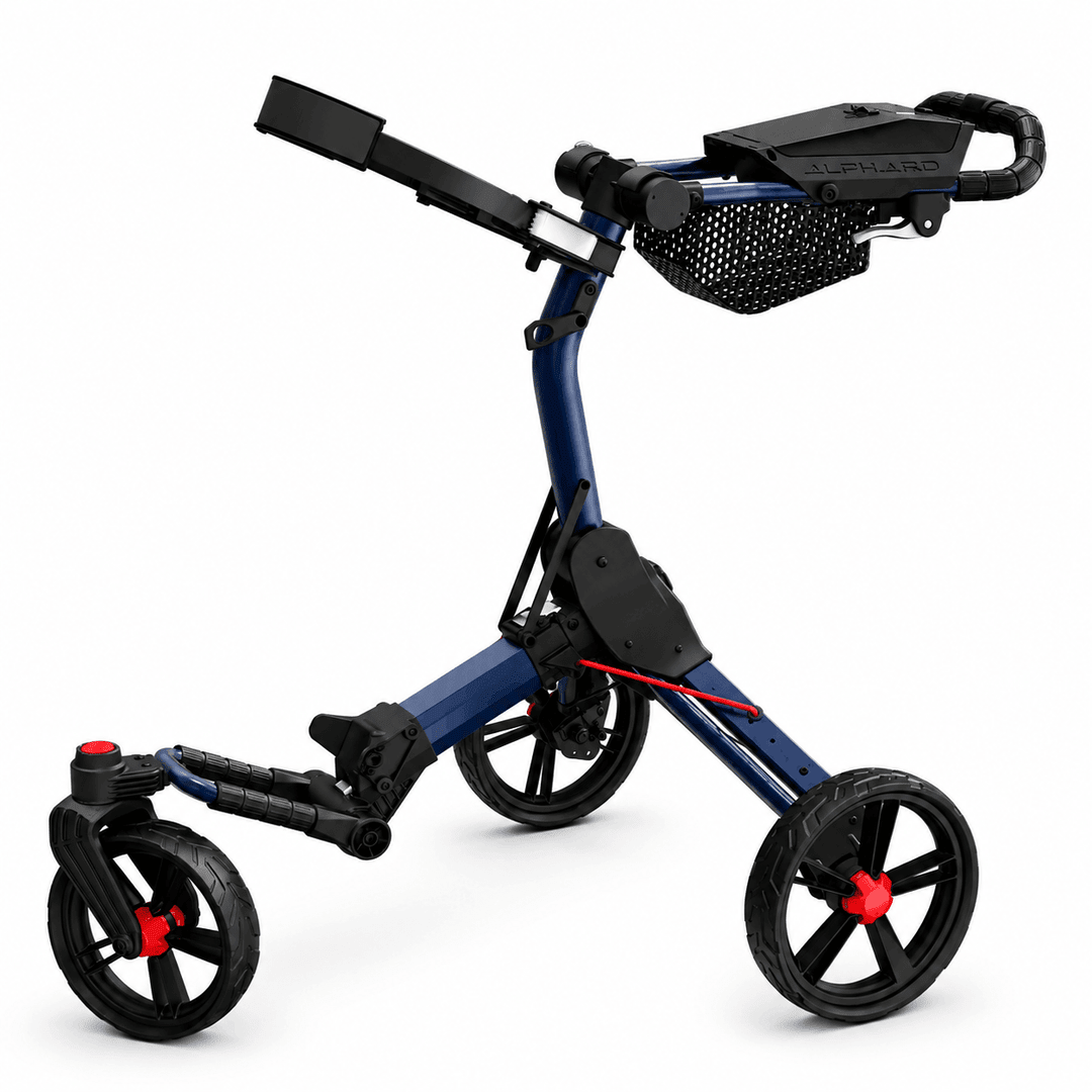 Alphard Cybercart Push+ Blue and Red push cart - ALLBGT