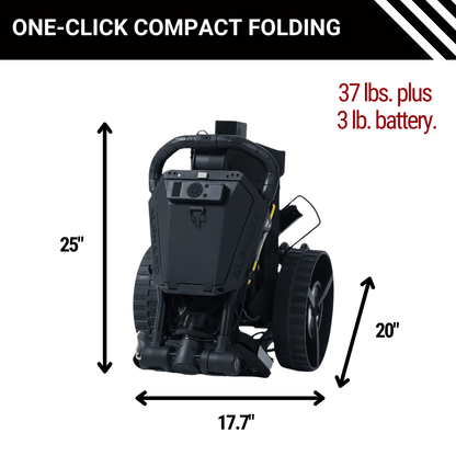CyberCart + Sidekick Auto Follow Golf Caddy compact folding battery - ALLBGT