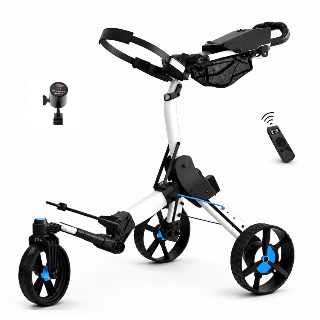 CyberCart + Sidekick auto follow caddy premium electric golf push cart - ALLBGT