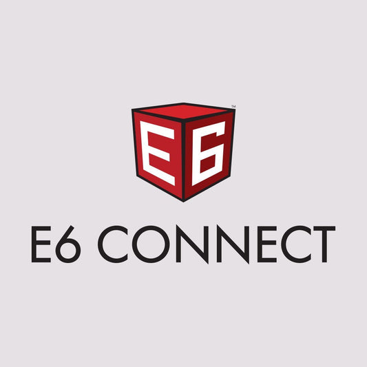 E6 Connect Home golf simulator software logo for indoor golf launch monitors - ALLBGT
