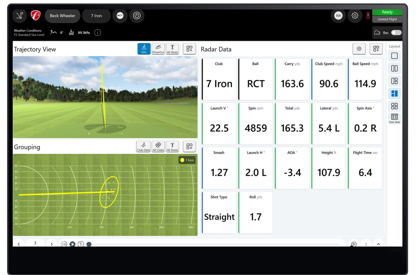 FlightScope Mevo Gen 2 Launch Monitor | Portable Golf Data & Simulation - ALLBGT