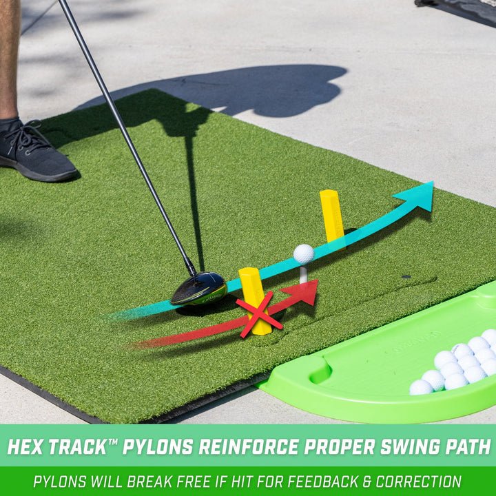 GoSports 5 ft x 4 ft Pro Golf Practice Hitting Mat - ALLBGT