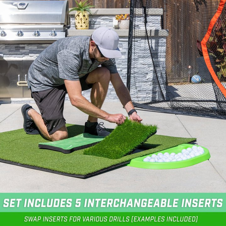GoSports 5 ft x 4 ft Pro Golf Practice Hitting Mat - ALLBGT