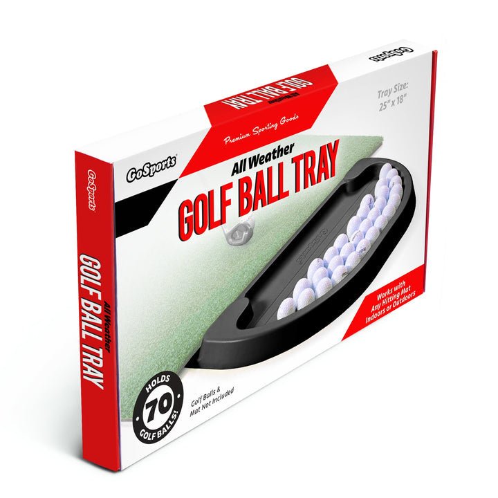 GoSports All - Weather Golf Ball Tray - Black - ALLBGT