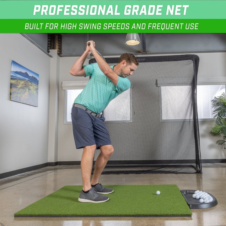 GoSports ELITE Golf Practice Net with Steel Frame 7 ft Size - ALLBGT