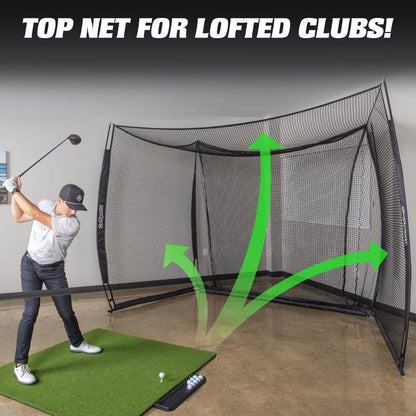 GoSports Range Cage 10 x 8 ft - Golf Practice Hitting Net - ALLBGT