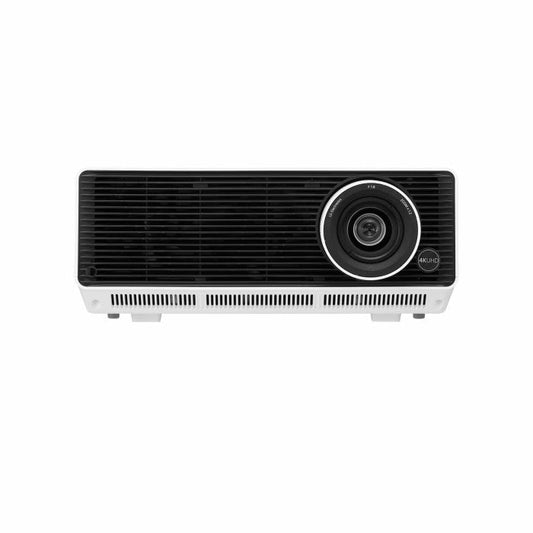 LG ProBeam BU53RG 4K UHD laser projector front view with lens and ventilation grille - ALLBGT