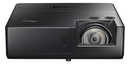 Front view of the Optoma ZU607TST 6K Lumen Short Throw Laser Projector - HDR, Dust Resistant - ALLBGT