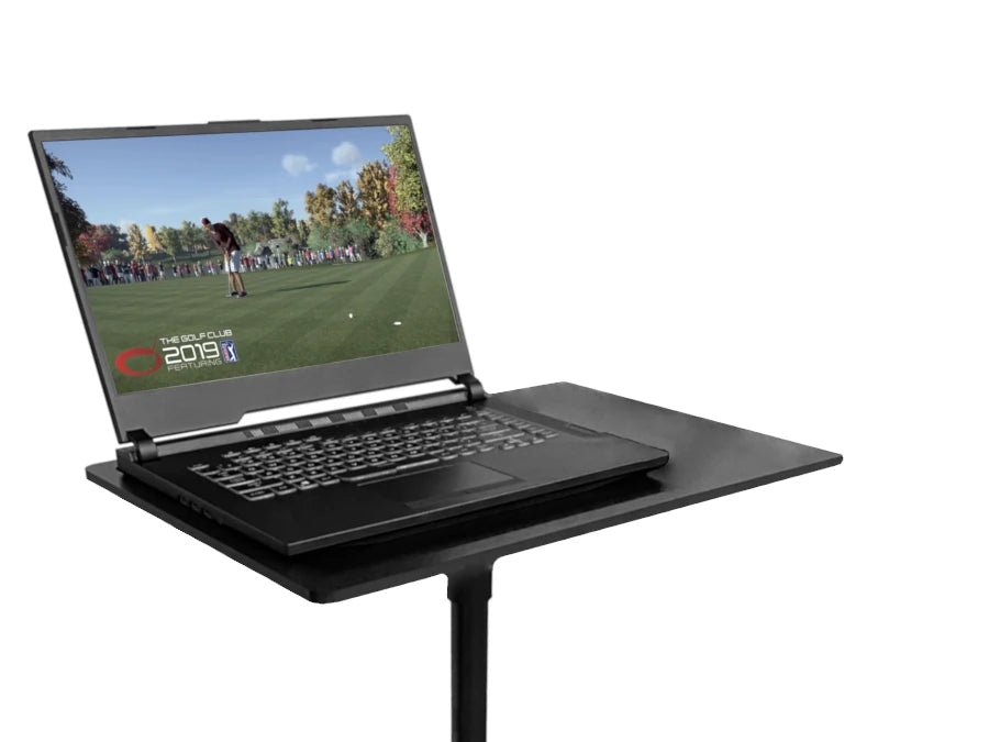 Preconfigured golf simulator computer with stand for SkyTrak home golf setup - ALLBGT