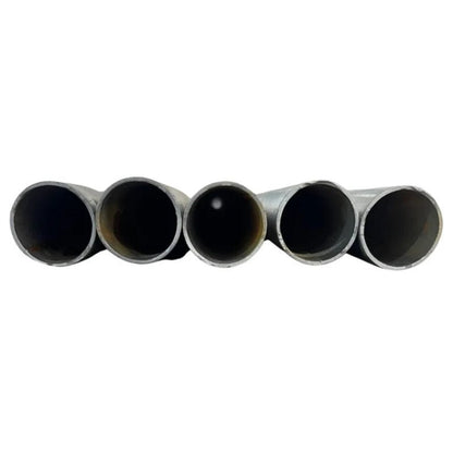Close-up of EMT pipe openings for golf simulator frame kit construction - ALLBGT