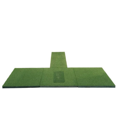 SIG Front Golf Mat Extension setup with simulator putting surface and hitting mat flooring - ALLBGT