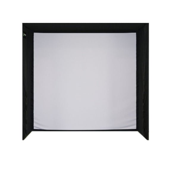 SIG8 Golf Simulator Enclosure with impact screen - premium indoor golf simulator enclosure frame system