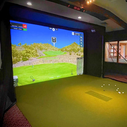 SIGPRO Commercial Enclosure impact screen immersive indoor golf experience - ALLBGT