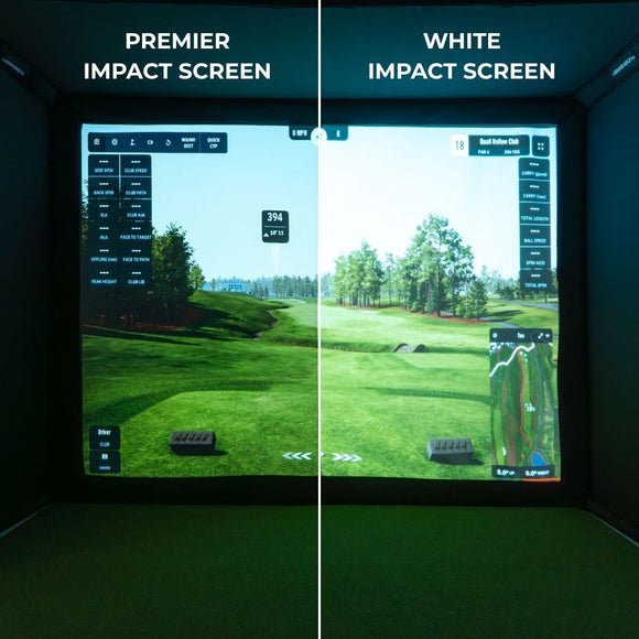 SIGPRO Premier Gray Impact Screen | High Contrast Golf Simulator Screen - ALLBGT