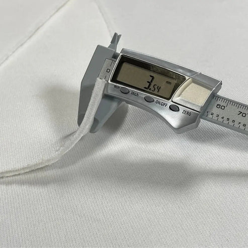 Golf impact screen thickness measurement caliper white simulator screen material - ALLBGT