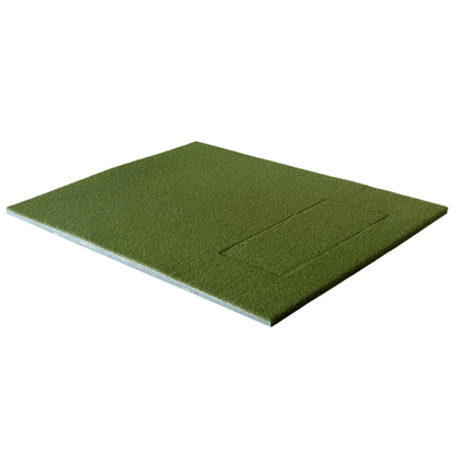SIGPRO Softy 4x5 golf mat angled view premium indoor hitting mat - ALLBGT