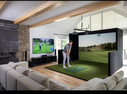 SimBooth 1 - Golf Sim Enclosure for Small Spaces and Home Setups - ALLBGT