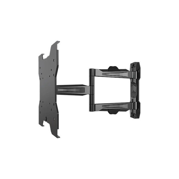 Fully extended articulating swing arm wall mount for computer monitors with VESA mounting plate - ALLBGT