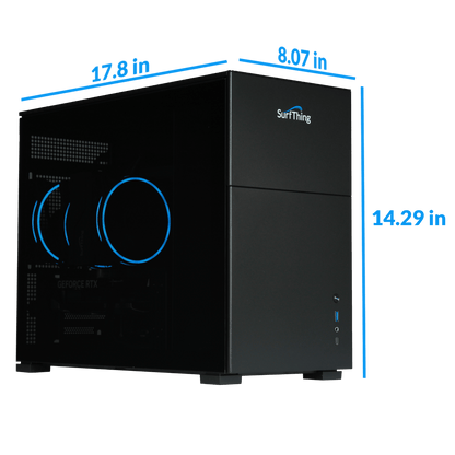 SurfThing Performance desktop Golf Simulator Computer case - ALLBGT