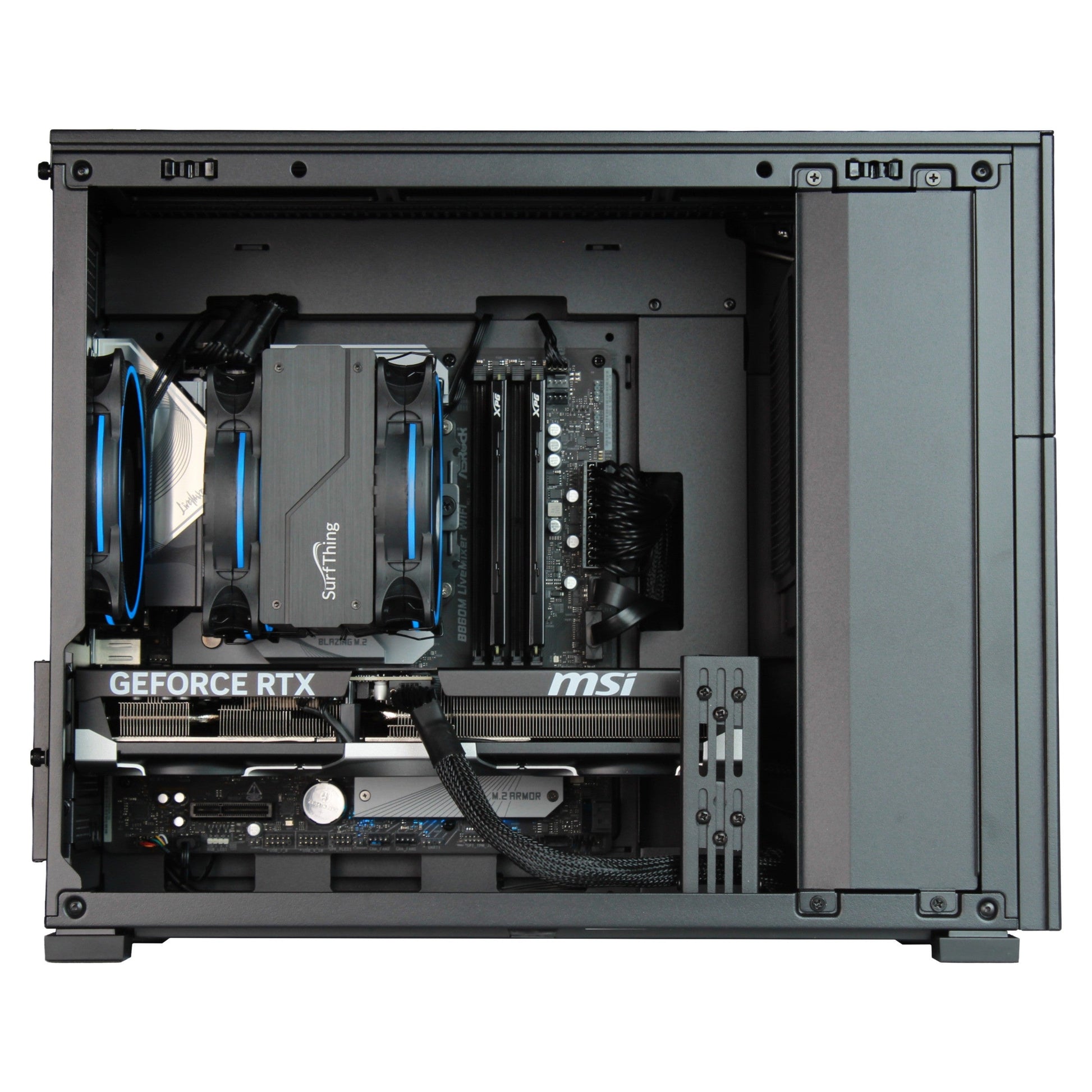 SurfThing Performance Golf Simulator Computer rear ports and connections - ALLBGT