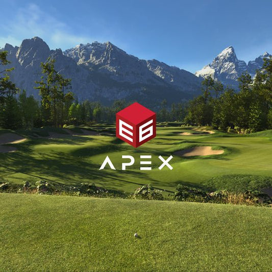 TruGolf E6 APEX Software course with APEX logo | ALLBGT