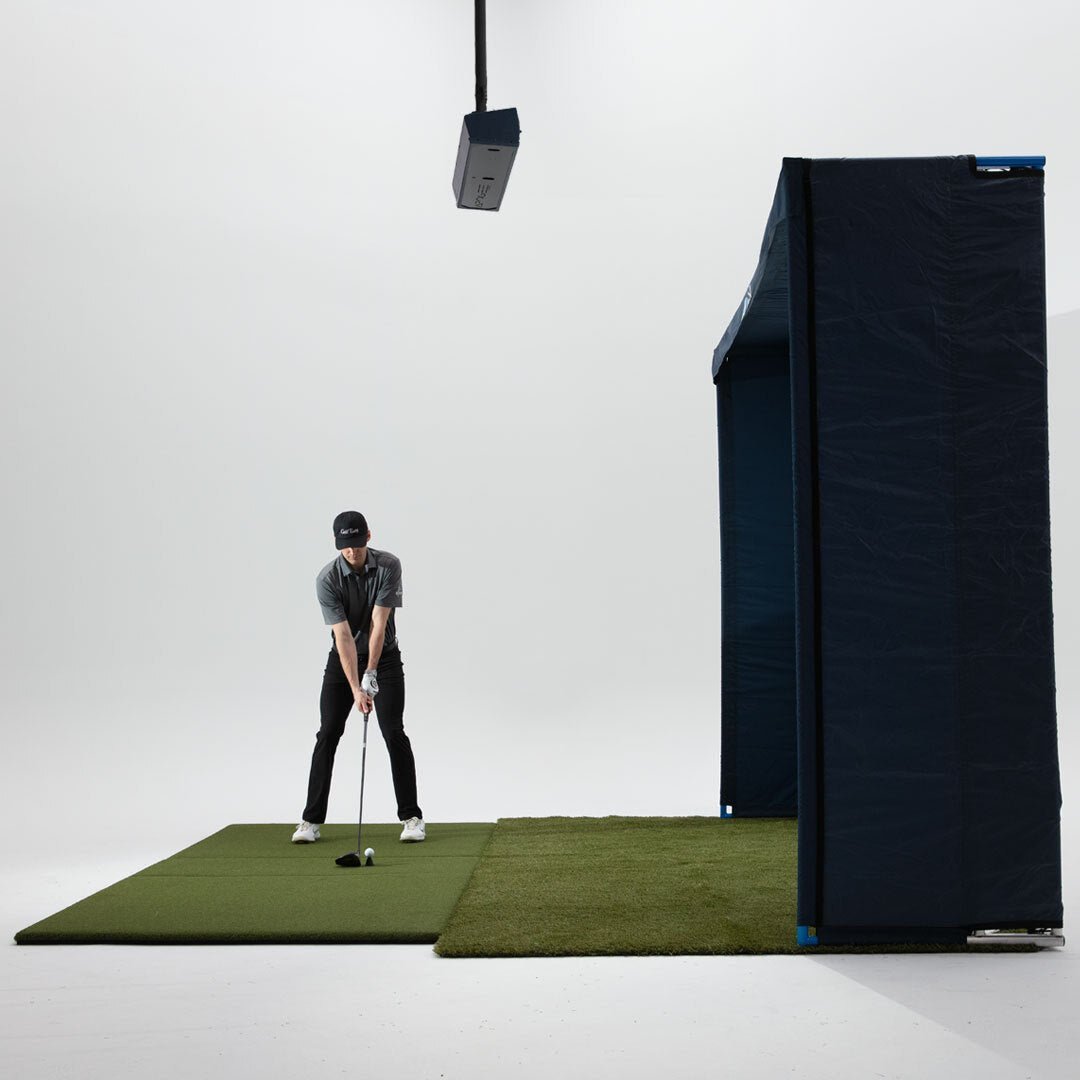  Golfer playing golf on the TruGolf MAX 4K Simulator | ALLBGT